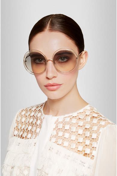 chloe round sunglasses dupe|oversized 56mm round sunglasses chloe.